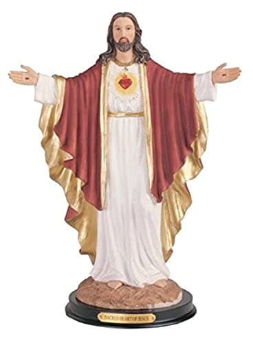 Statue of the Sacred Heart of Jesus with open arms in | online sales on ...