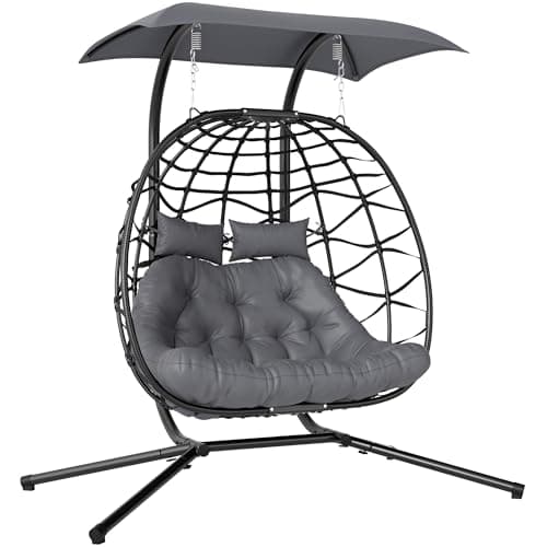 Christopher Knight Home Kambree Rib Hanging Chair with Cushion