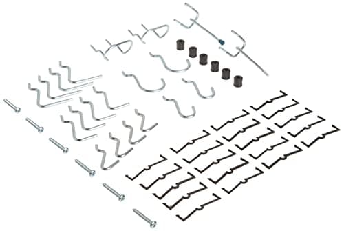 160 Piece Pegboard Hooks Assortment with Pegboard Bins, Peg Locks, for ...