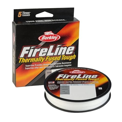 Berkley FireLine Braided Fishing Line - 17lb, Crystal, 1500yds ...