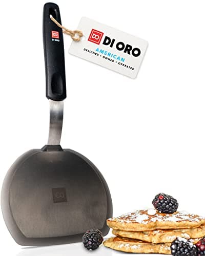 DI ORO Chef Series Standard Flexible Turner Spatula - Silicone Non ...
