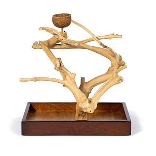 Java Wood Parrot Play Stand Tree Table Top Extra Large A1158XL