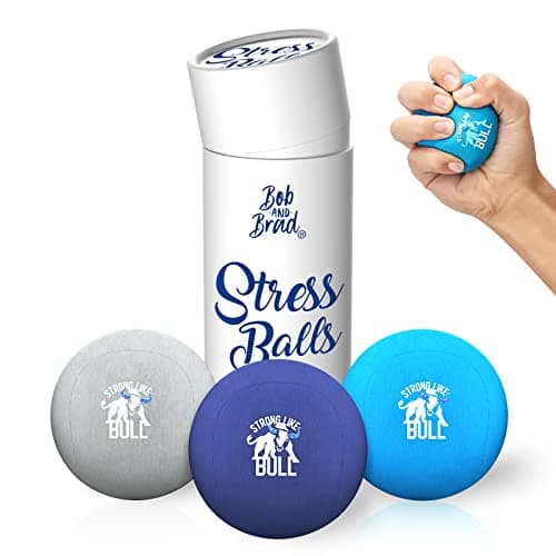BOB AND BRAD Hand Exercise Stress Balls, Tri-Density for Grip Strength ...