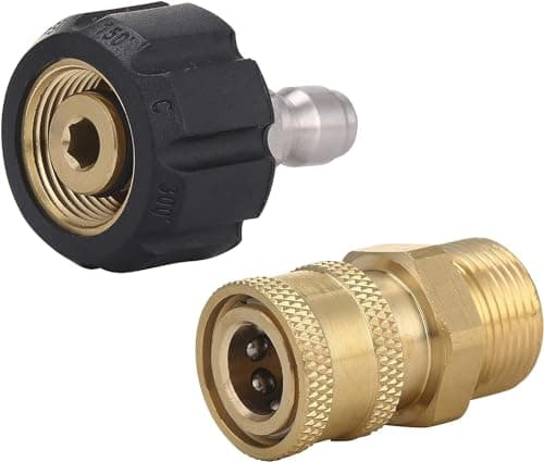 M MINGLE Brass Pressure Washer Adapter Set