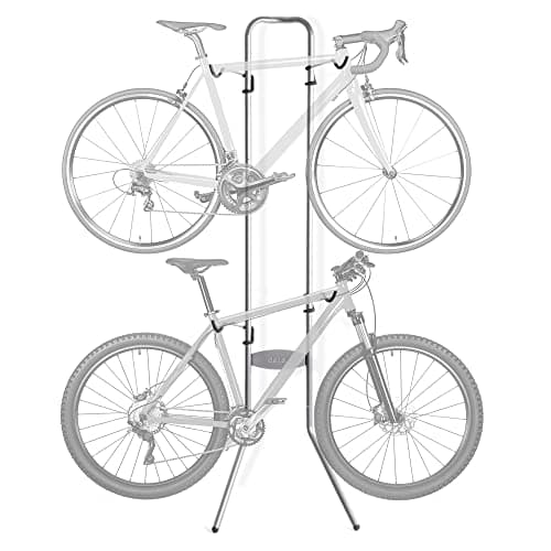 Delta Cycle Michelangelo support vertical à gravité pour deux vélos