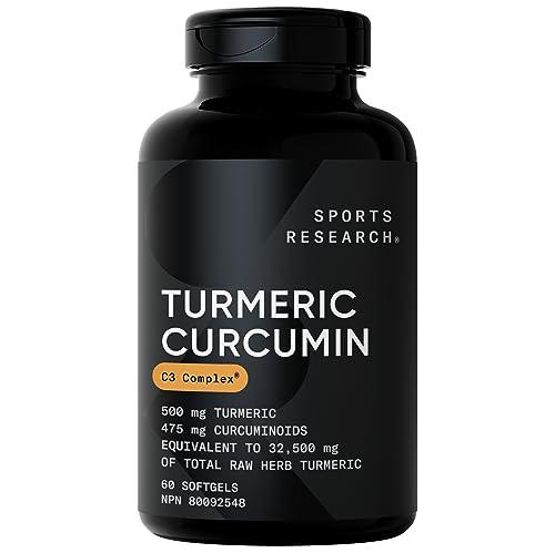 Sports Research Turmeric Curcumin C3 Complex 120 Capsules