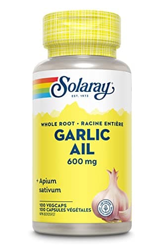 Solaray, Organically Grown Garlic, 600 mg, 100 VegCaps - Byclue
