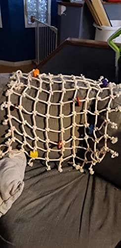 Amazon.com : Monbedos Parrot Birds Climbing Net -Climbing Cargo Net ...