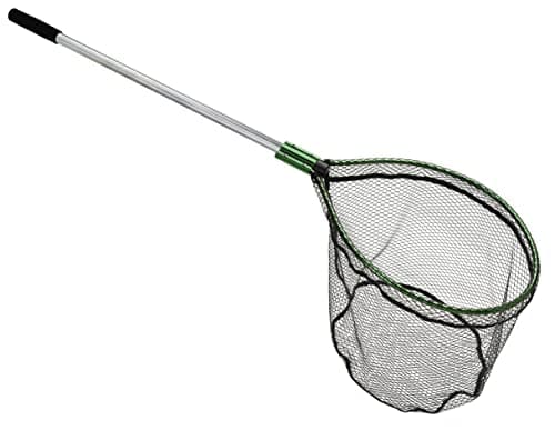 Beckman Fixed Handle/PVC Landing Net - Green/Silver, 7-1/2in W x 10in L ...