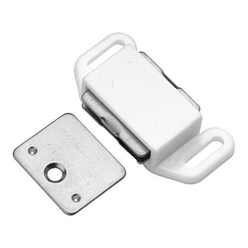 HICKORY HARDWARE Catches 1-7/16 in. (37 mm) White Magnetic Catch (25 ...