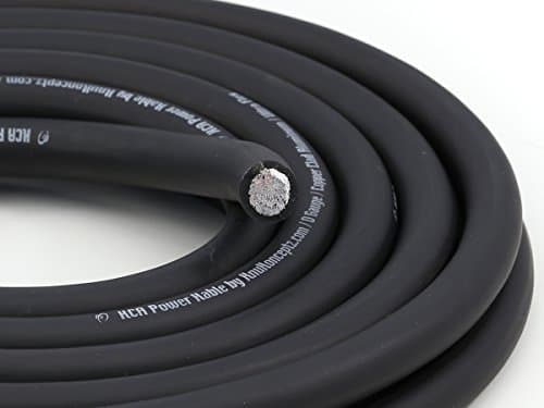 Knukonceptz KCA Kable 1/0 Gauge Black Power/Ground Wire