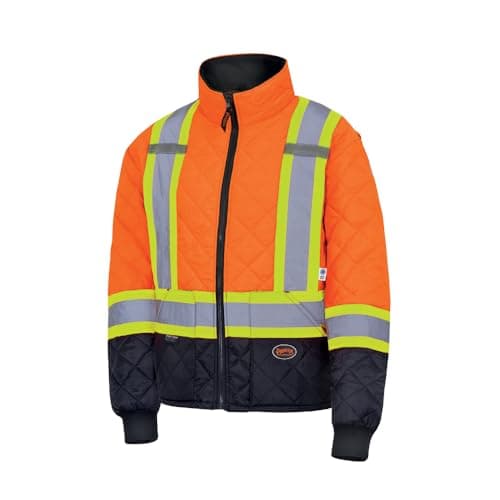 Pioneer Hi-Vis Quilted Freezer Jacket V1120161