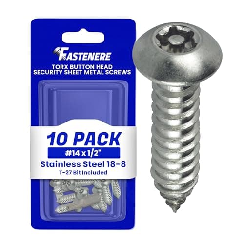 Tamper-Pruf Torx Pin Stainless Security Screws