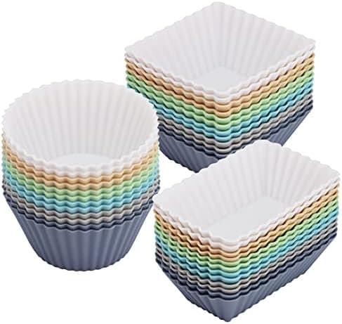 Amazon.com: Wilton Square Silicone Baking Cups, 12 Count: Baking Molds ...