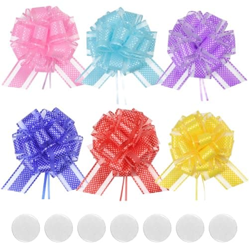 Berwick Offray 25-Count Peel-N-Stick Traditional Star Gift Bows ...