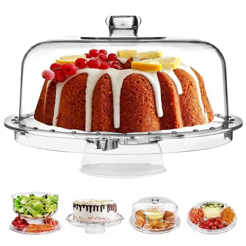 HBlife Acrylic Round Cake Stand