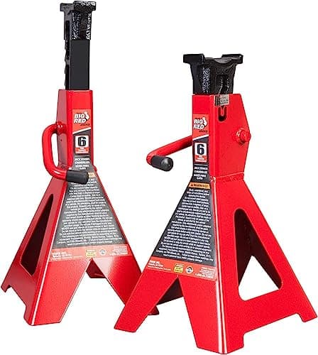 Torin Big Red Steel Jack Stands 6 Ton