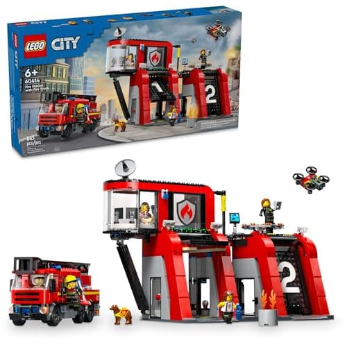 LEGO City Fire Station with Fire Truck
