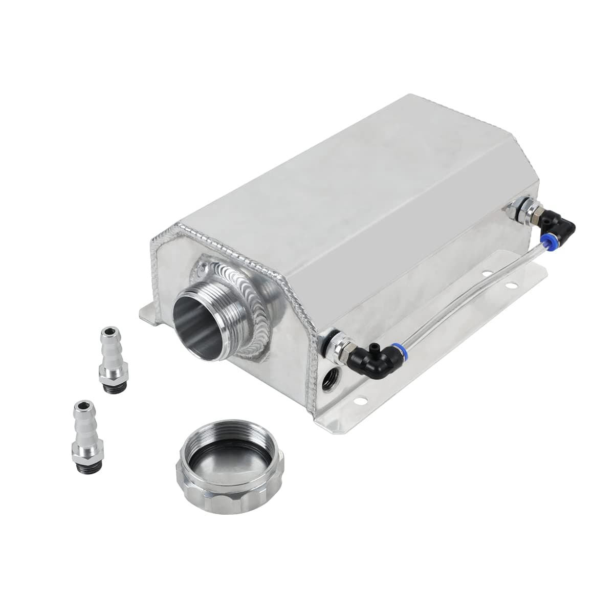 Snapklik.com : Coolant Overflow Tank, Aluminum 2L Radiator Overflow ...