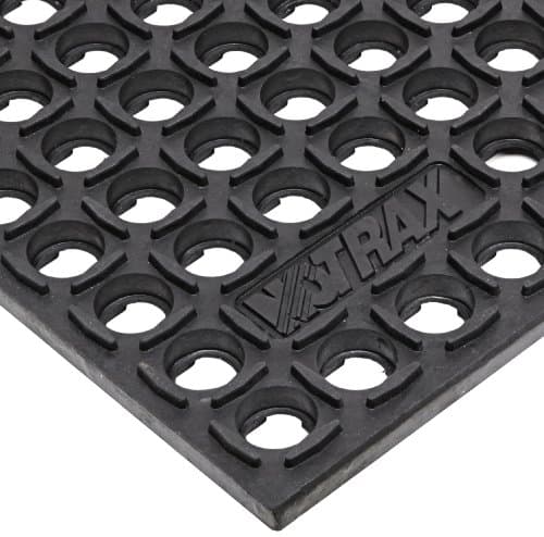 Notrax Niru Cushion Ease Safety Mat with Drainage — 3ft. x 3ft., Black ...