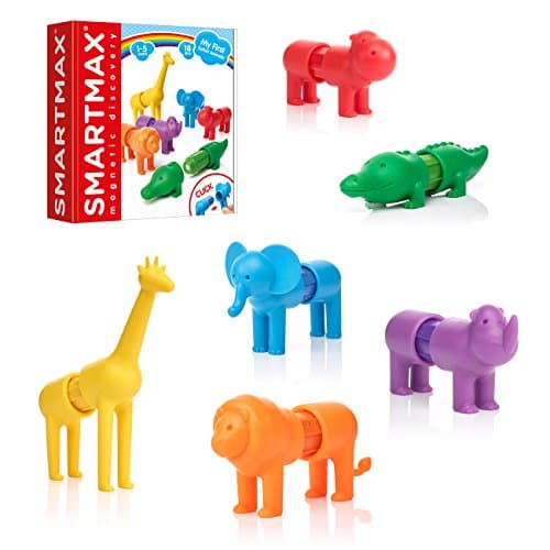 Amazon.com: SmartMax My First Safari Animals STEM Magnetic ...