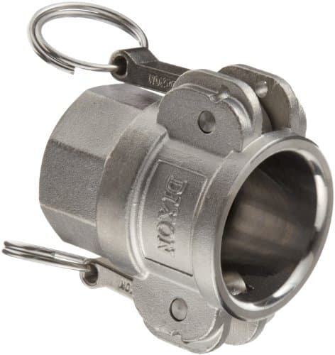 Dixon raccord à came et rainure en acier inoxydable