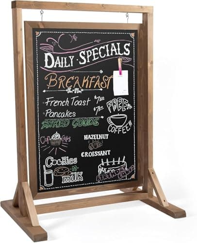 Snapklik.com : Ilyapa A-Frame Chalkboard Sidewalk Chalkboard Signs ...