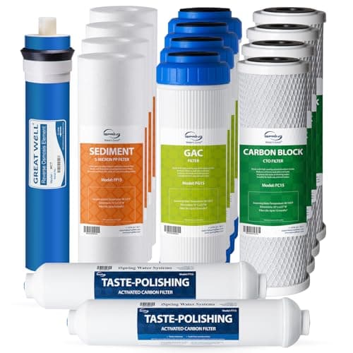 Jeu de filtres de remplacement iSpring RCC7 d un an