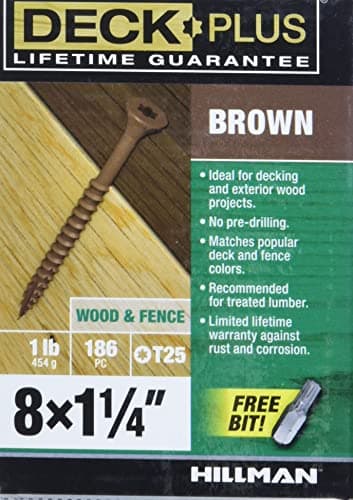Hillman Deck Plus Wood Screws