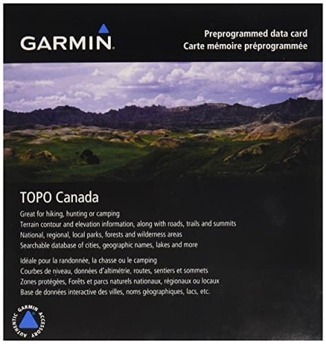 Carte topographique Garmin des parcs nationaux d Amérique du Nord