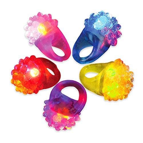 Bagues lumineuses LED pour doigts