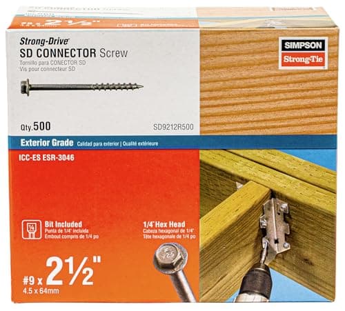 Vis Strong-Drive SD pour connecteurs Simpson Strong-Tie