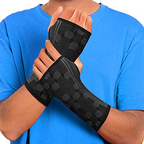 Sparthos Wrist Support Sleeves (Pair) – Medical Compression for Carpal ...
