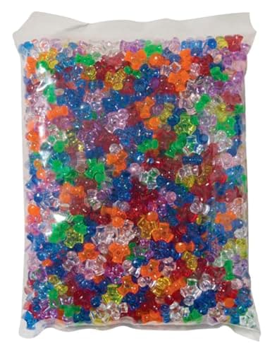 Creativity Street Pony Beads, Assorted Neon, 6 mm x 9 mm, 1000 Pieces ...