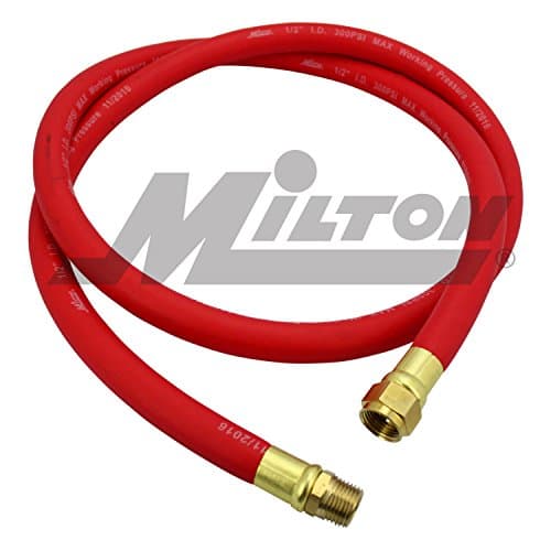Milton? 3/8" ID EPDM Rubber Air Hose, 100' Long