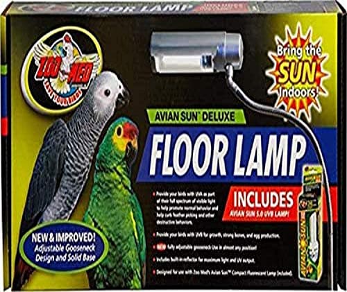 Lampe sur pied Zoo Med Aviansun Deluxe avec ampoule AvianSun