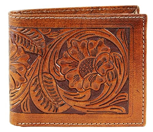 American Bison RFID Hunter Leather Men's Bifold Wallet 8014 - Leather ...