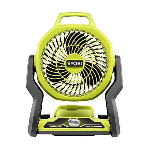 Ryobi 18V ONE+ Cordless Hybrid Portable Fan Kit (Includes: P3320 Fan ...