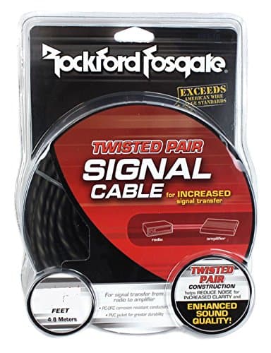 Rockford Fosgate RFIT-20 RCA Cable with Integrated Turn-On Lead