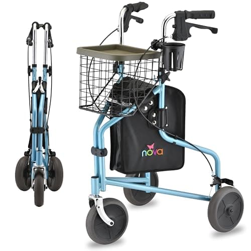 NOVA Traveler 3 Wheel Rollator Walker