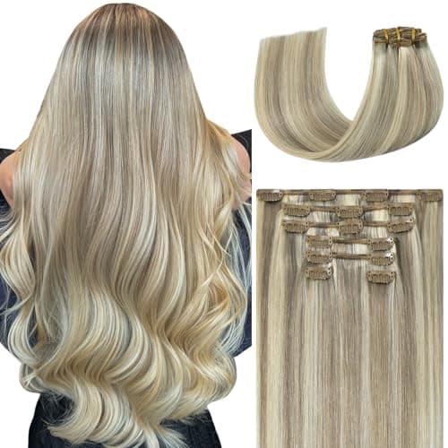 Ash Blonde 20" Clip-in Hair Extensions – Frontrow