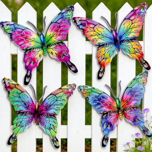 SUNREEK Metal Butterfly Wall Deco…