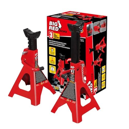 BIG RED T43002A Torin Steel Jack Stands 3 Ton
