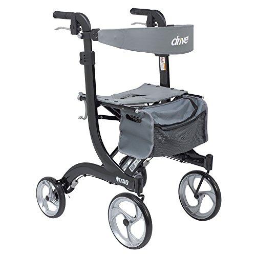 Amazon.com: Drive Medical RTL10266 Nitro Euro-Style 4-Wheel ...