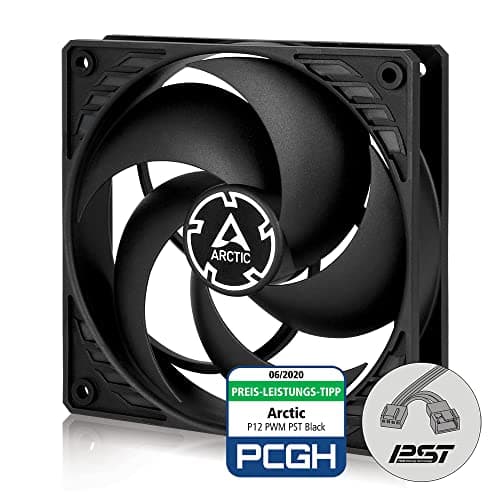 ARCTIC P12 PWM PST RGB 0dB (3 Pack) - 120 mm PWM case Fan Optimized for ...