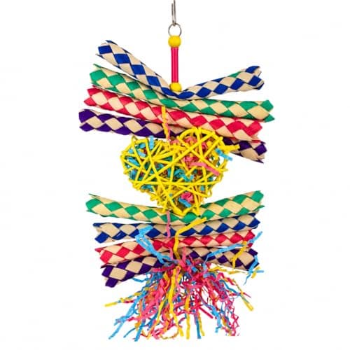 Bonka Bird Toys Foraging Heart Cage Toy