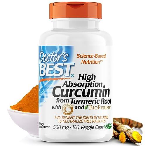 Doctor's Best High Absorption Curcumin 120 Tablets