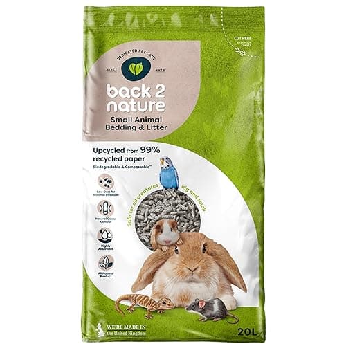 Back-2-Nature Small Animal Bedding - 99% Recycled Paper | Alifant