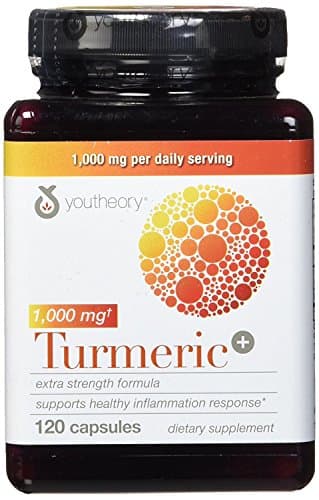 Youtheory Turmeric - Advanced Formula - 120 Tablets, Case of 1 - 120 ...