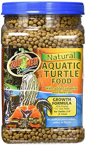 Zoo Med nourriture naturelle pour tortues aquatiques formule de croissance